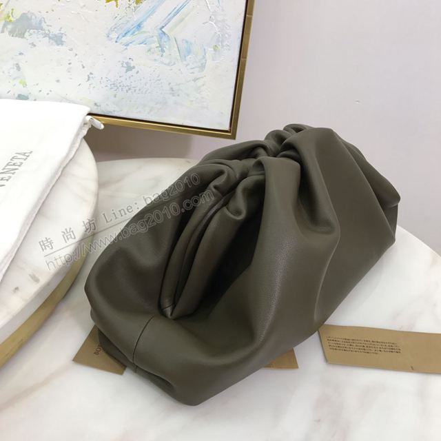 Bottega Veneta女包 2019最火 寶緹嘉The pouch雲朵包 BV單肩女包 橄欖綠大號  gxz1018